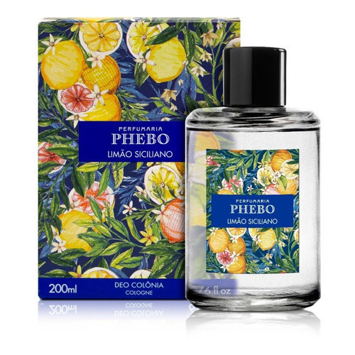 Deo Colônia Phebo Limão Siciliano 200 Ml Granado em Oferta na Shopee