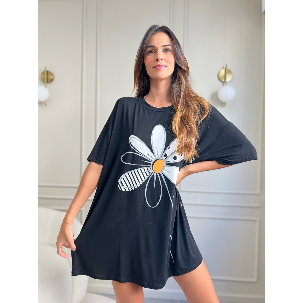 Camisola Feminina Camisetão Verão  Empório Do Algodão