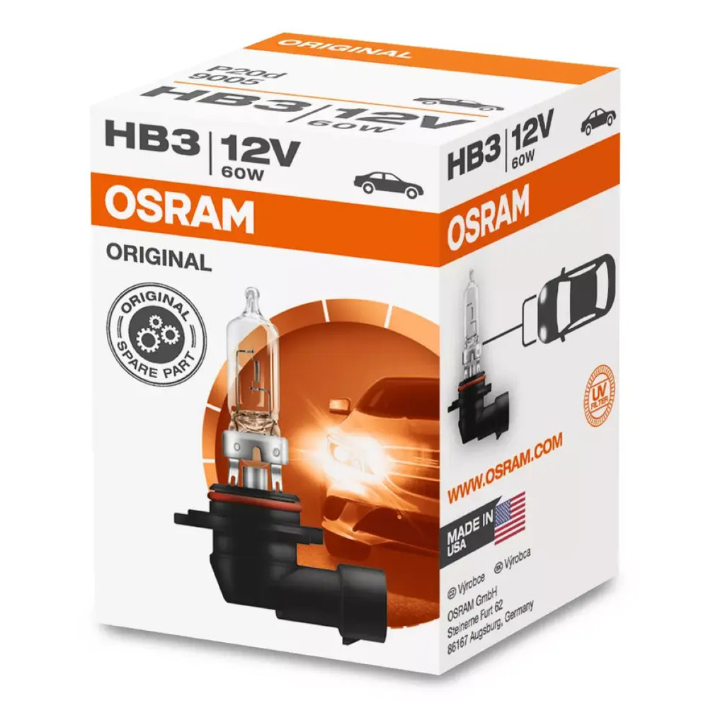 Lâmpada Osram Sylvania Original Line Hb3 12v 60w 3200k em Oferta na Shopee