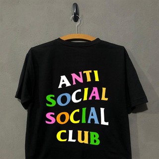 Camiseta ANTI SOCIAL COLORIDO F/C Camisa Manga Curta 100% Algodão KPF