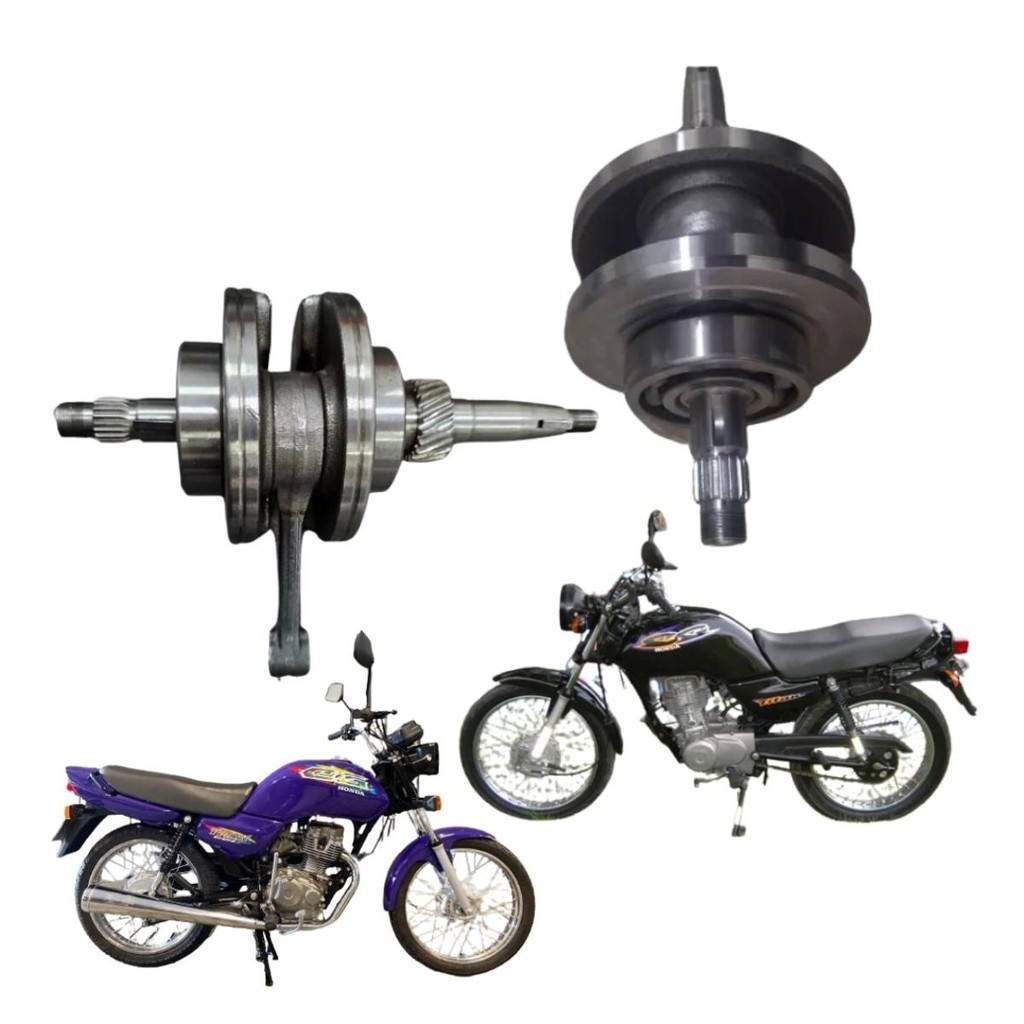Virabrequim Completo CG 125 Today Titan 1990 91 92 93 94 95 96 97 98 a 1999 Modelo Original