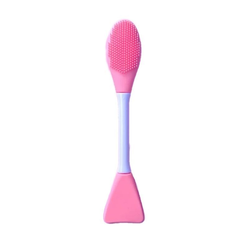 Espátula de Silicone Com Escova  para Aplicação de Argila E Mascara Facial