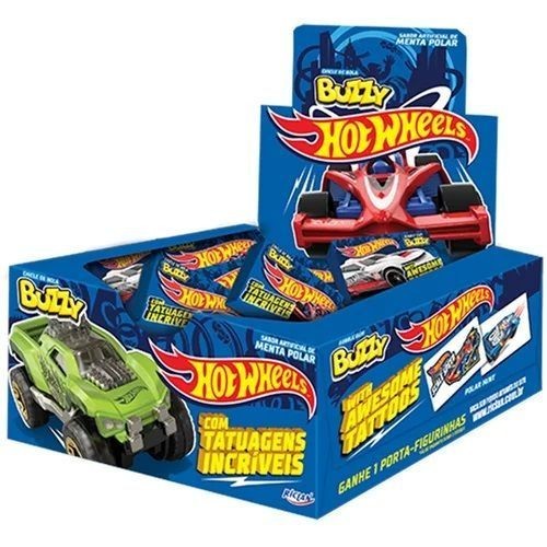 CHICLETE BUZZY HOTWHEELS MENTA 360G