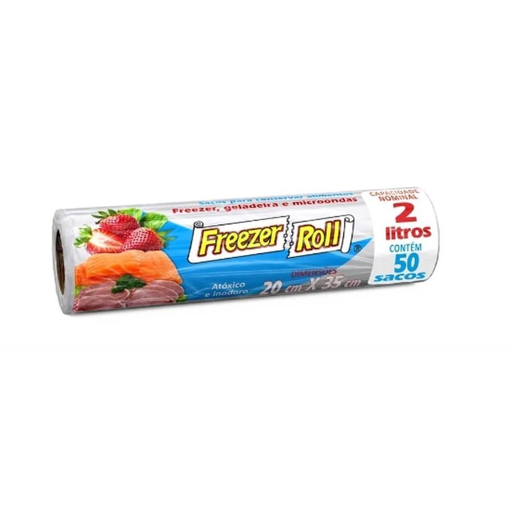 Saco Dover Roll Freezer 2L C/ 50 Unid em Oferta na Shopee