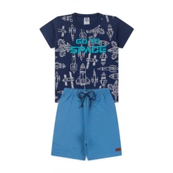 Conjunto Masculino Marinho Ir Ao Espaço