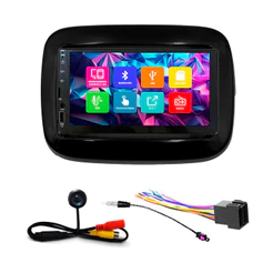 Kit Multimidia 7 Pol Mobi PCD 2016 2017 2018 2019 2020 2021 2022 2023 2024 Espelhamento Android Ios 2 Din Black Piano