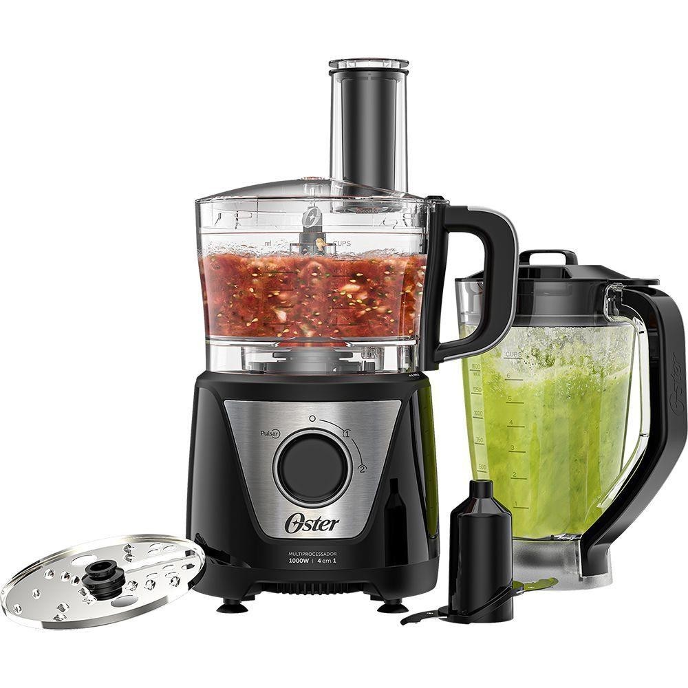 Multiprocessador de alimentos Oster Black 4 em 1 OMPR851 127V - Home Appliances