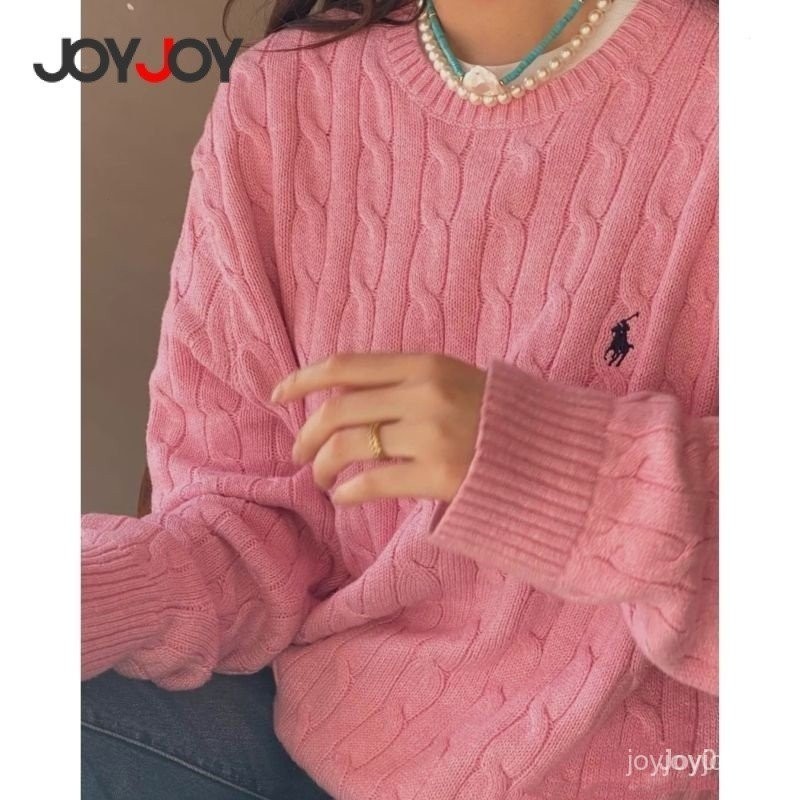 Camisolas bordadas das mulheres de malha manga comprida Novo Jumprt Pulôver Blusa Sólida F...