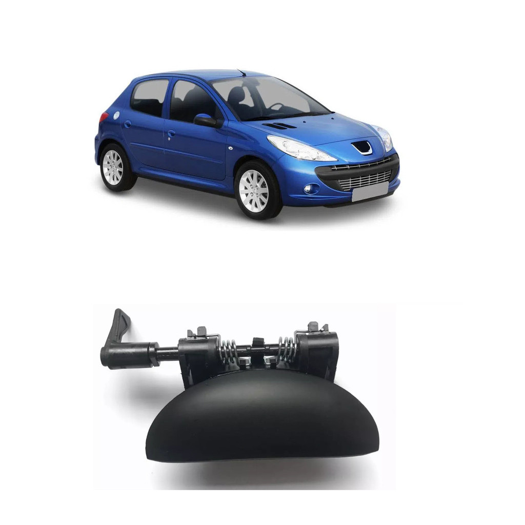 MACANETA EXTERNA PORTA TRASEIRA PEUGEOT 206 207 LADO DIREITO em Oferta na Shopee