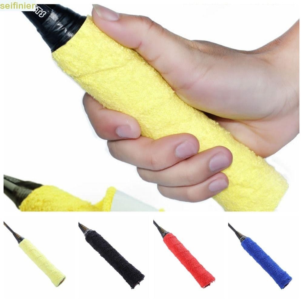 Seifininier Over Grip Sweatband , Fita Adesiva Antiderrapante Absorvente De Suor Com Alça , Toalha Macia Respirável Vara De Pesca Overgrips Tênis De Mesa