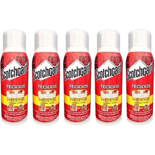 Kit com 5 Scotchgard 3M Protetor de Tecidos Repelente a Agua SPRAY 353ML em Oferta na Shopee