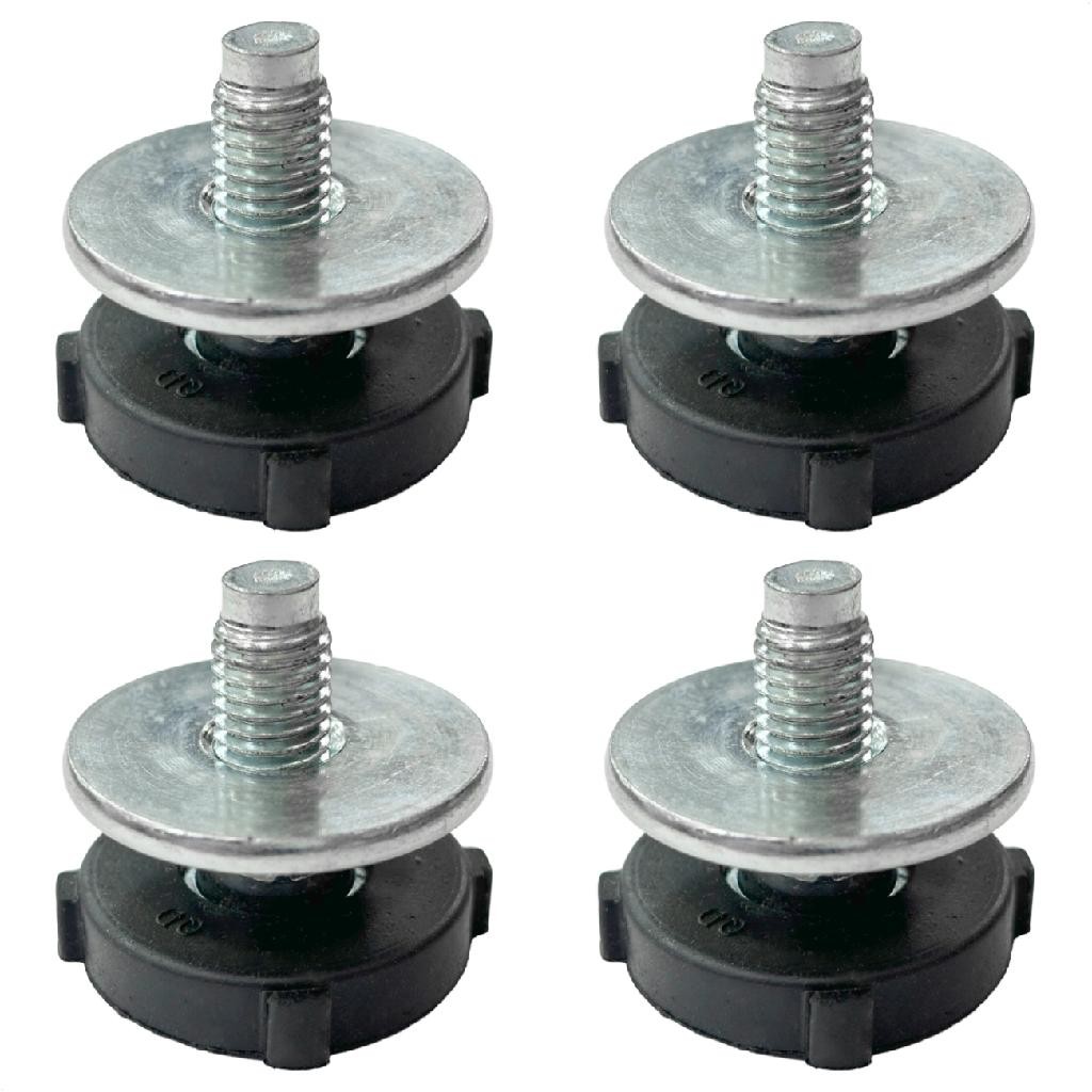 Kit 4 Pé Nivelador Lava e Seca Philco PLR12B PLS12B
