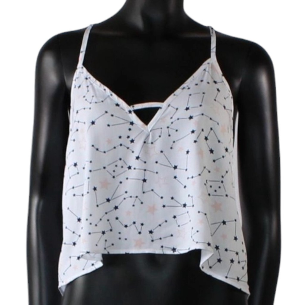 Blusa Regata de Viscose Estampada Lady Rock