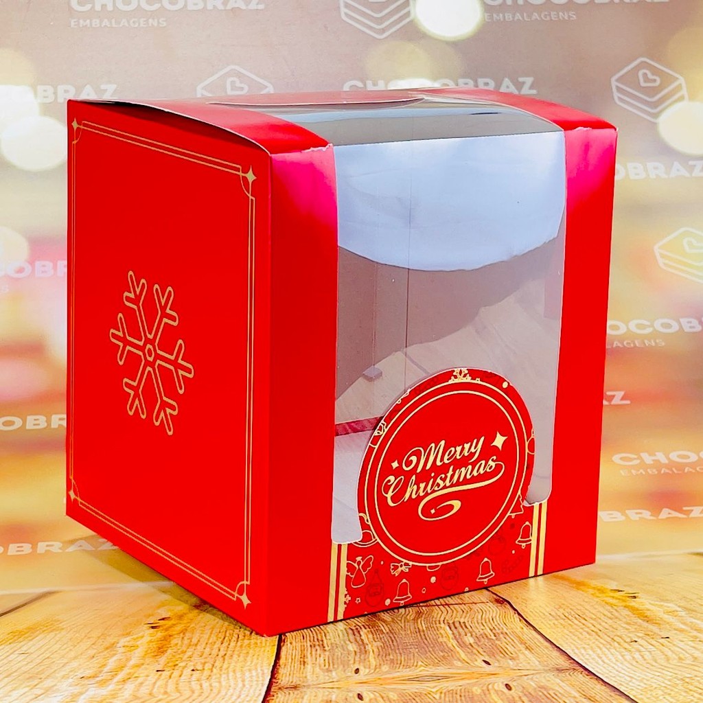 5 CAIXA PANETONE CLASSIC - NATAL CLASSICO ID5141 (NATAL IDEIA 2025) (CHOCO)