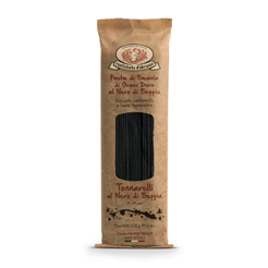 MACARRÃO RUSTICHELLA D'ABRUZZO TONNARELLI NERO SEPPIA 500G