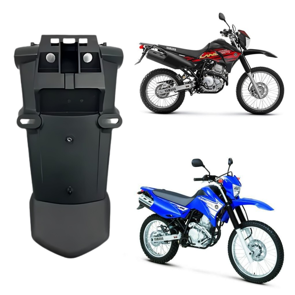 PARALAMA TRASEIRO LICENÇA SUPORTE PLACA XTZ 250 LANDER 2017 2018 2019