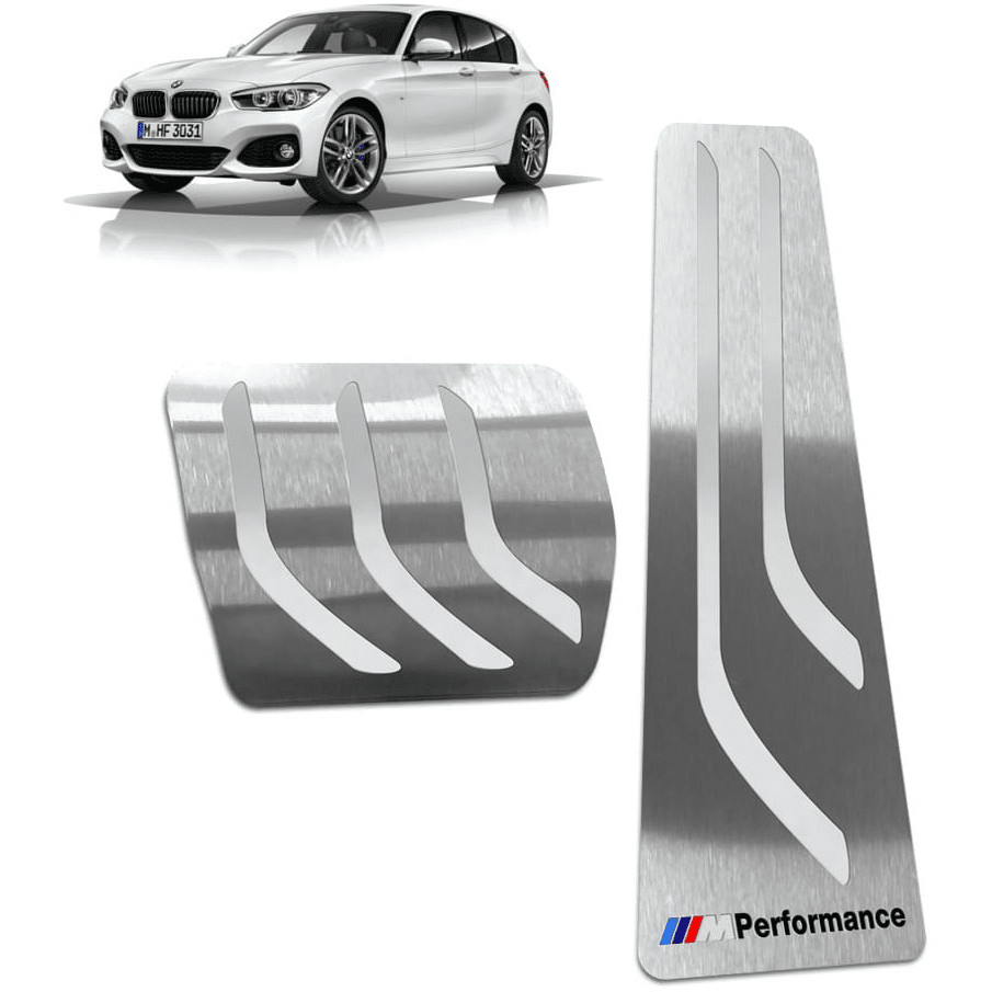 Pedaleira Bmw 120i M Performance 12/19 Automático Aço Inox - Não fura o pedal em Oferta na Shopee