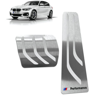 Pedaleira Bmw 120i M Performance 12/19 Automático Aço Inox - Não fura o pedal em Oferta na Shopee
