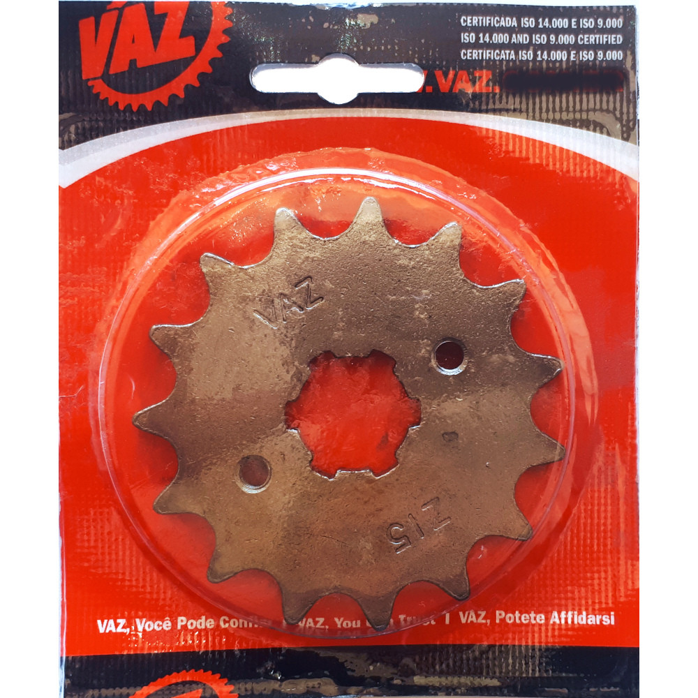 Pinhão 15 520 XV 125 / 250 Virago, YZ 250, WR 250, YFM 350, YFM 125, VBlade 250, Furia 250, KX 250 87-98 - VAZ