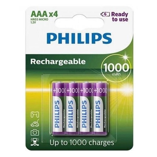 Pilha Recarregavel Aaa Philips - Comprar com Melhor Preço em Baterias