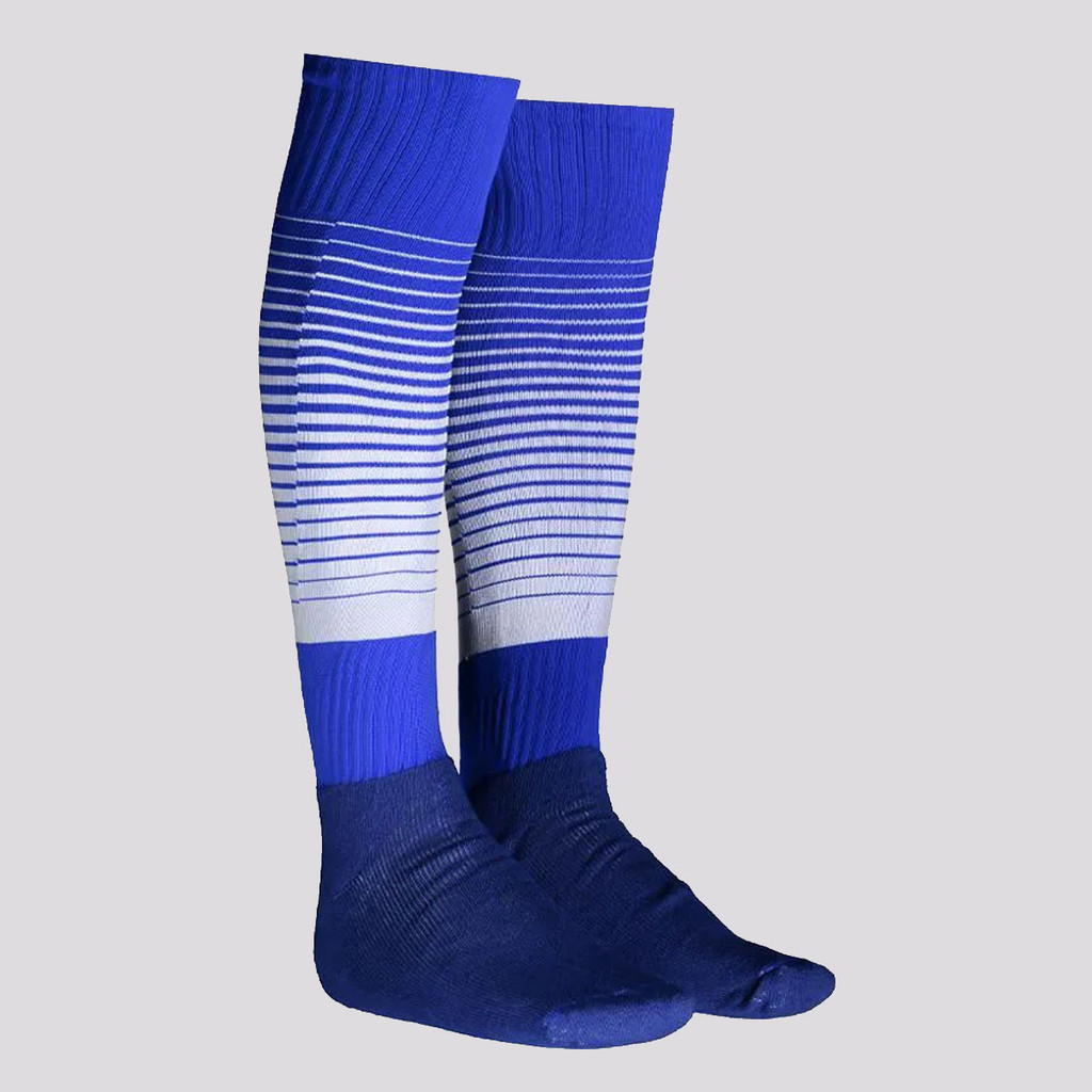 Meião Kanxa Profissional Degradê Royal e Branco