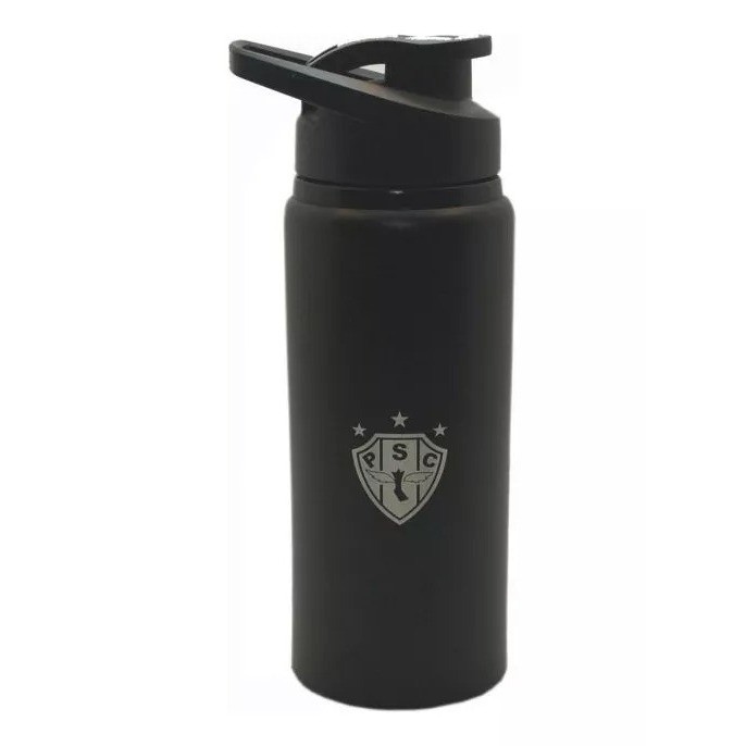 Garrafa Preta Do Paysandú Oficial Squeeze Com Bico - 600ml