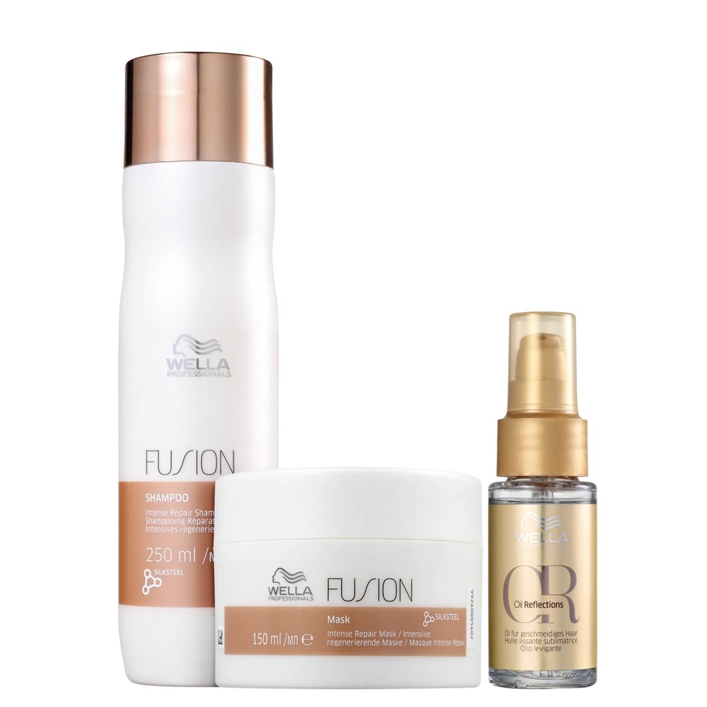 Kit Wella Professionals Fusion Trio em Oferta na Shopee