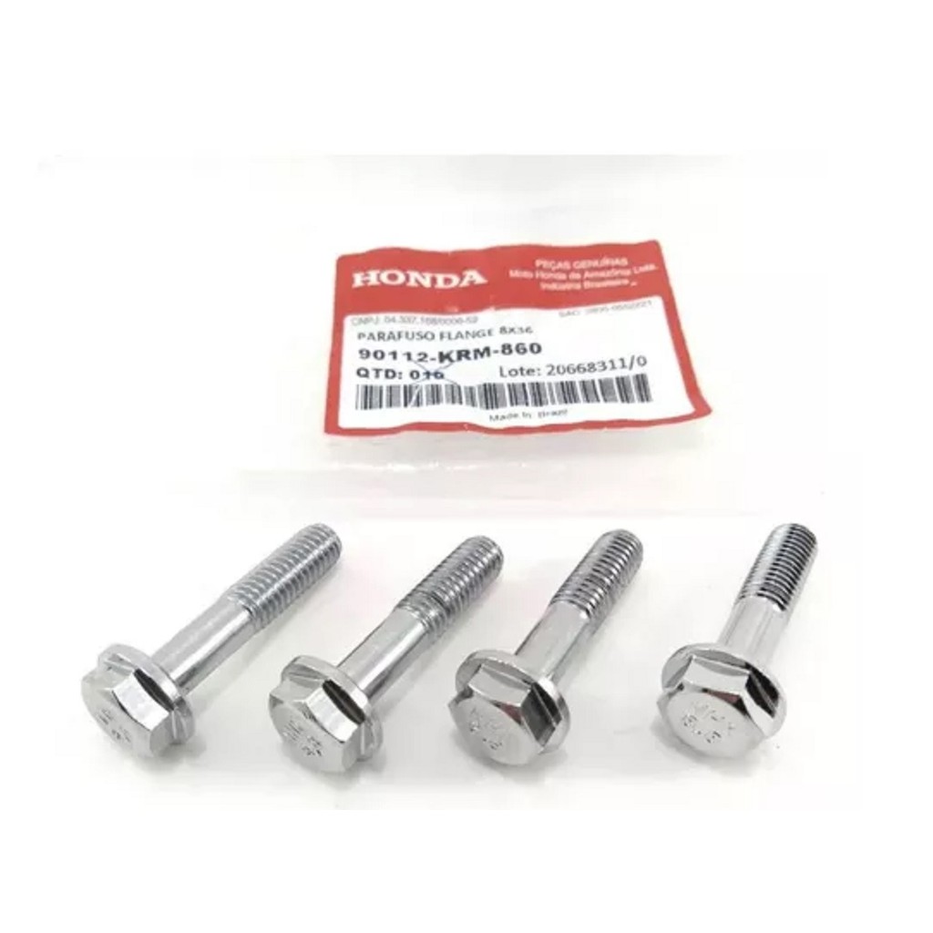 kit 4 Pçs Parafuso Da Mesa Do Guidão Hornet Cb600 05a07