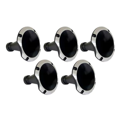 5 CORNETAS BOCAL DE ALUMINIO ROSCA 1 POL MODELO 1425 CORES SOM AUTOMOTIVO