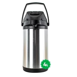 Garrafa Térmica 4l Inox Tereré Café Chimarrão Personalize