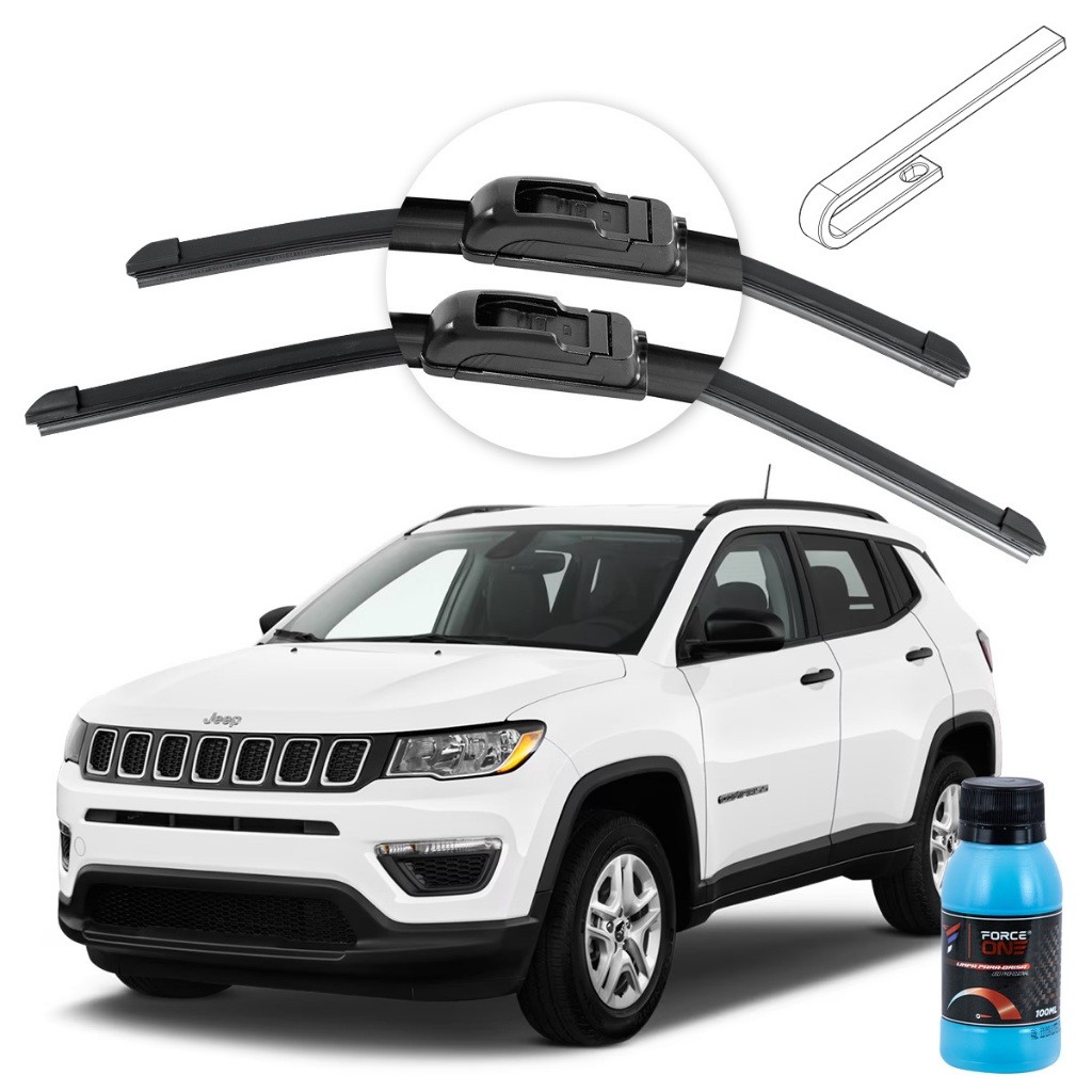 Limpador de Parabrisa Jeep Compass ano 17 Hybrid em Oferta na Shopee