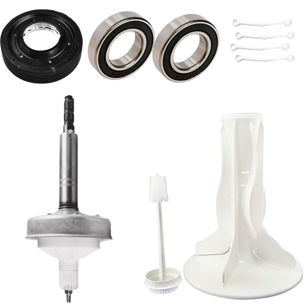 Kit Mecanismo Compativel Brastemp Eixo Curto Ative 11kg Bwl11 Bwc11 Bwl09 Bwm08 Bwc09 Com Agitador