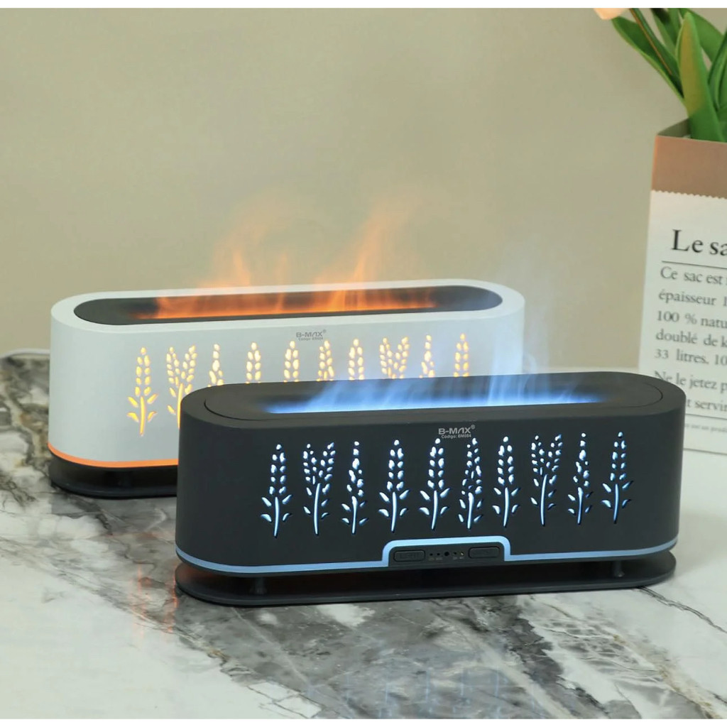 Umidificador Aromatizador de Ambientes Simula Efeito de Chamas 200ml LED