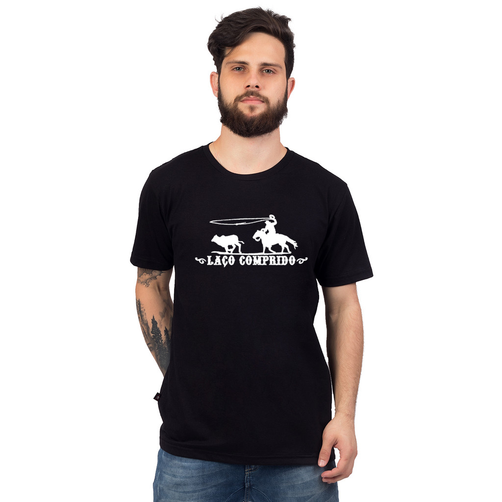 Camiseta Laço Comprido 100% Algodão - Unissex