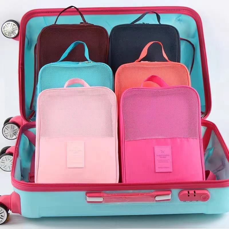 Necessaire Organizador Porta Sapato Toalha Maquiagem Mala Academia Viagem