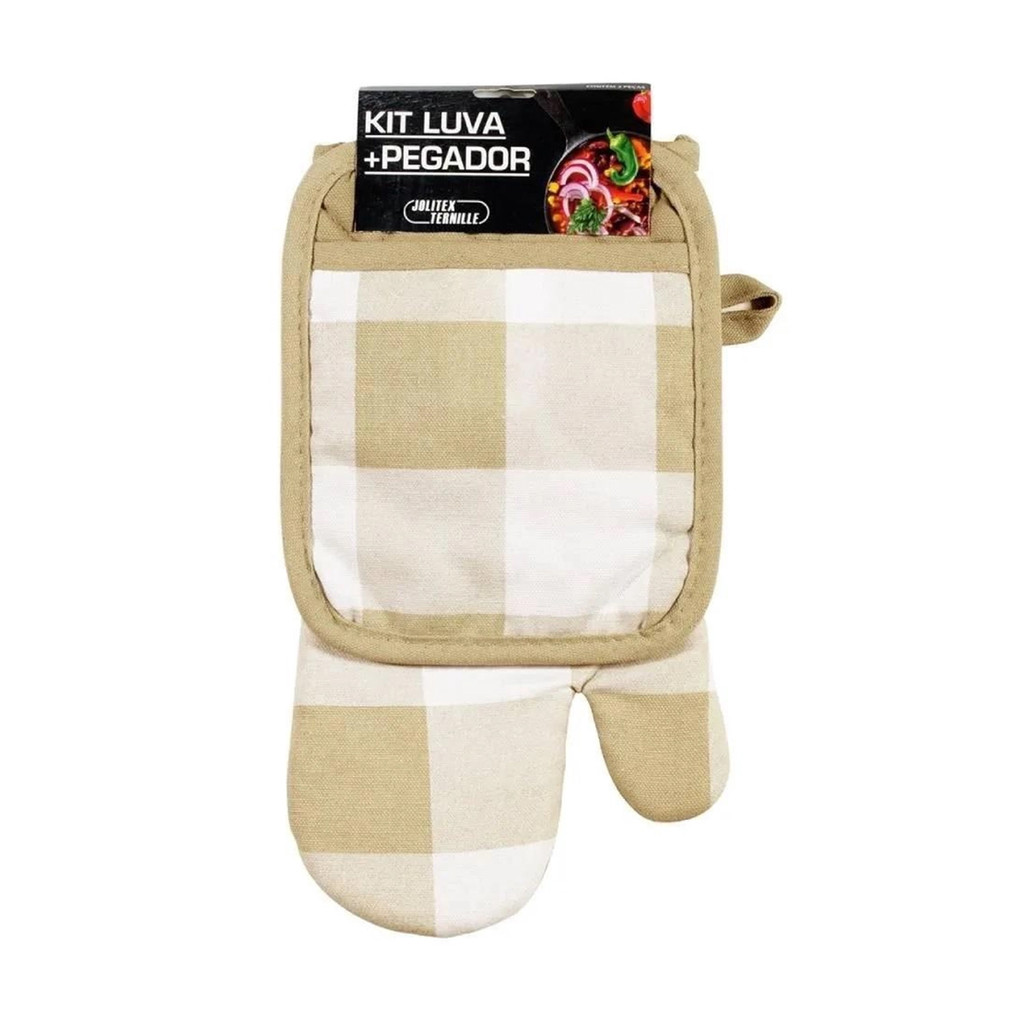 Kit Luva e Pegador - Jolitex Ternille