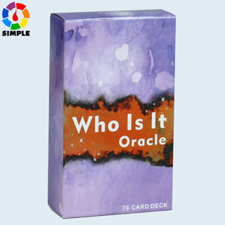Who is It Oracle Cards 78 Cards About 10X6cm NO Guide em Oferta na Shopee