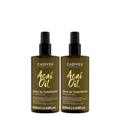 Kit Cadiveu Açaí Oil C/Valvula - Óleo De Tratamento 60ml (2 unidades)