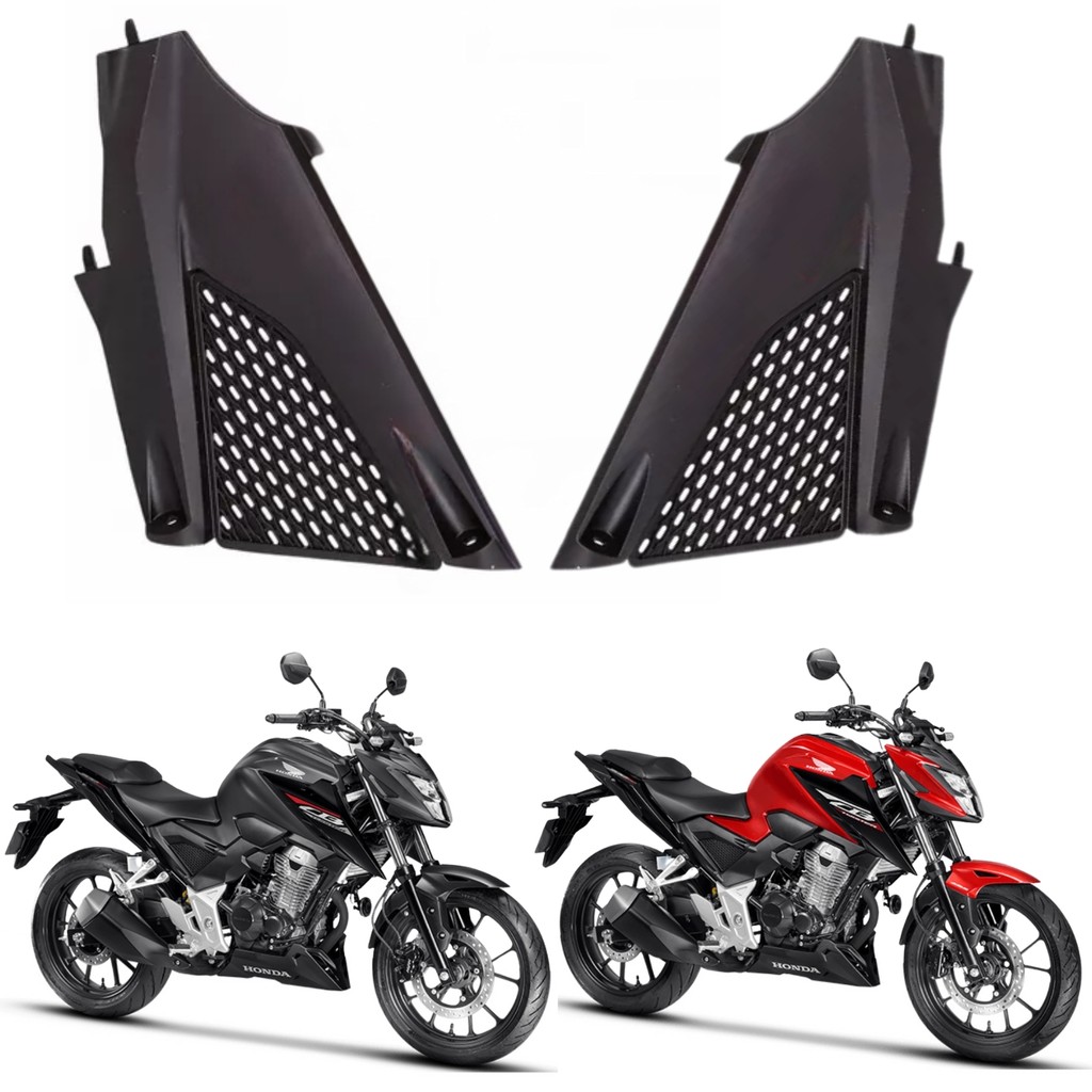 Carenagem Tampa Lateral Grade Traseira Honda Cb300f Twister 2023 2024 PARAMOTOS HONDA