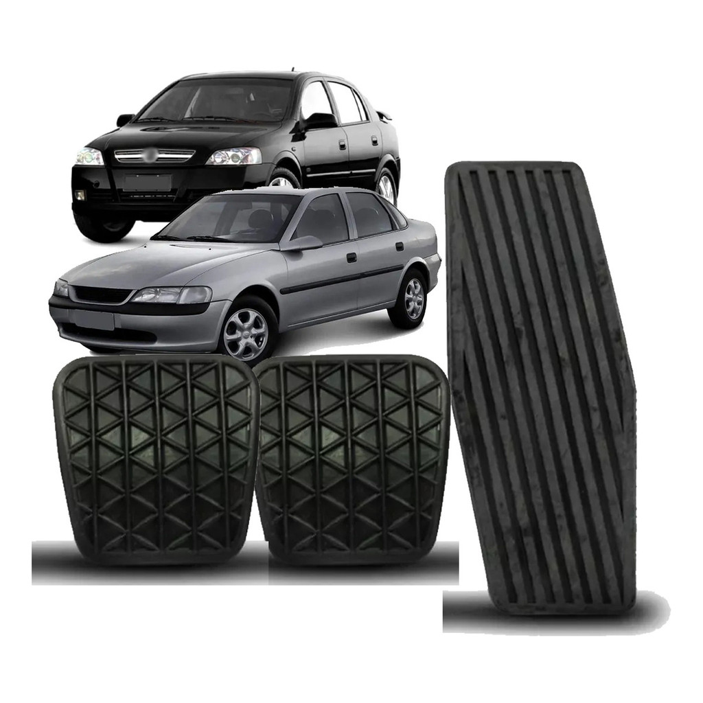 Kit Jogo Capas Pedal Freio Embreagem Acelerador Vectra Astra