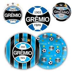 8~40 PRATO BOLO FESTA GREMIO DE PAPEL 18 CM REGINA (CHOCO)