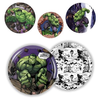 8 PRATO BOLO FESTA  HULK  DE PAPEL 18 CM REGINA em Oferta na Shopee