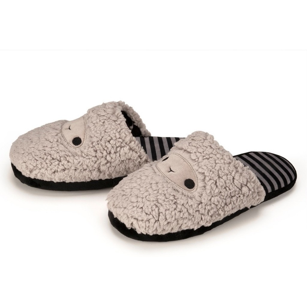 Pantufa Panda/Ovelha Pelúcia Antiderrapante Importway