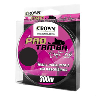 Linha Monofilamento Crown Pro Tamba Soft 0,37mm 300m em Oferta na Shopee