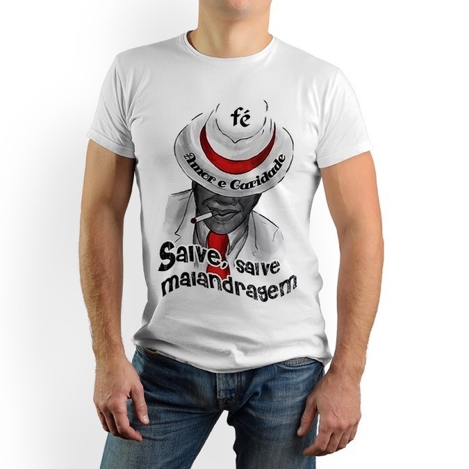 camiseta Umbanda Orixá Zé Pilintra Salve a Malandragem - 295  Shop ronyshop