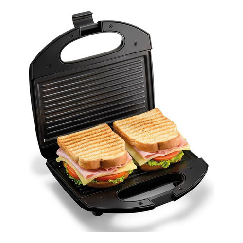 Sanduicheira Chapa Mini Grill Misteira 800W Tostex Elétrica 2 Em 1 Toast Antiaderente 110V Elgin