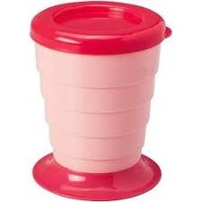 COPO RETRATIL ROSA 330ML em Oferta na Shopee