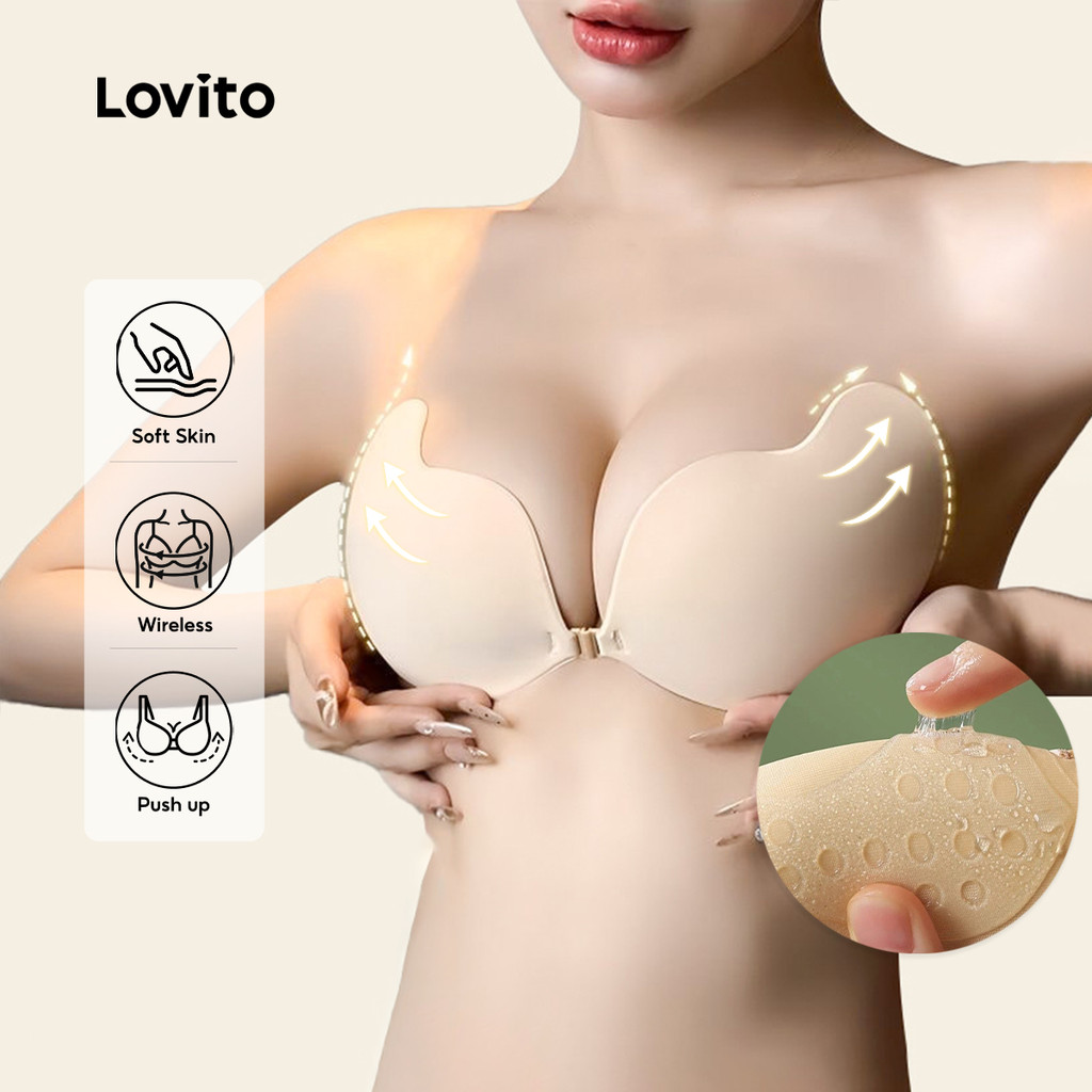 Lovito Acessórios de Lingerie Sexy Básicos para Todas As Estações Lingerie de Damasco para mulheres LNE107X040 em Oferta na Shopee