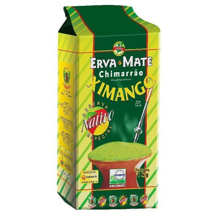 Erva-Mate Chimarrão Ximango Nativa a vácuo 1Kg