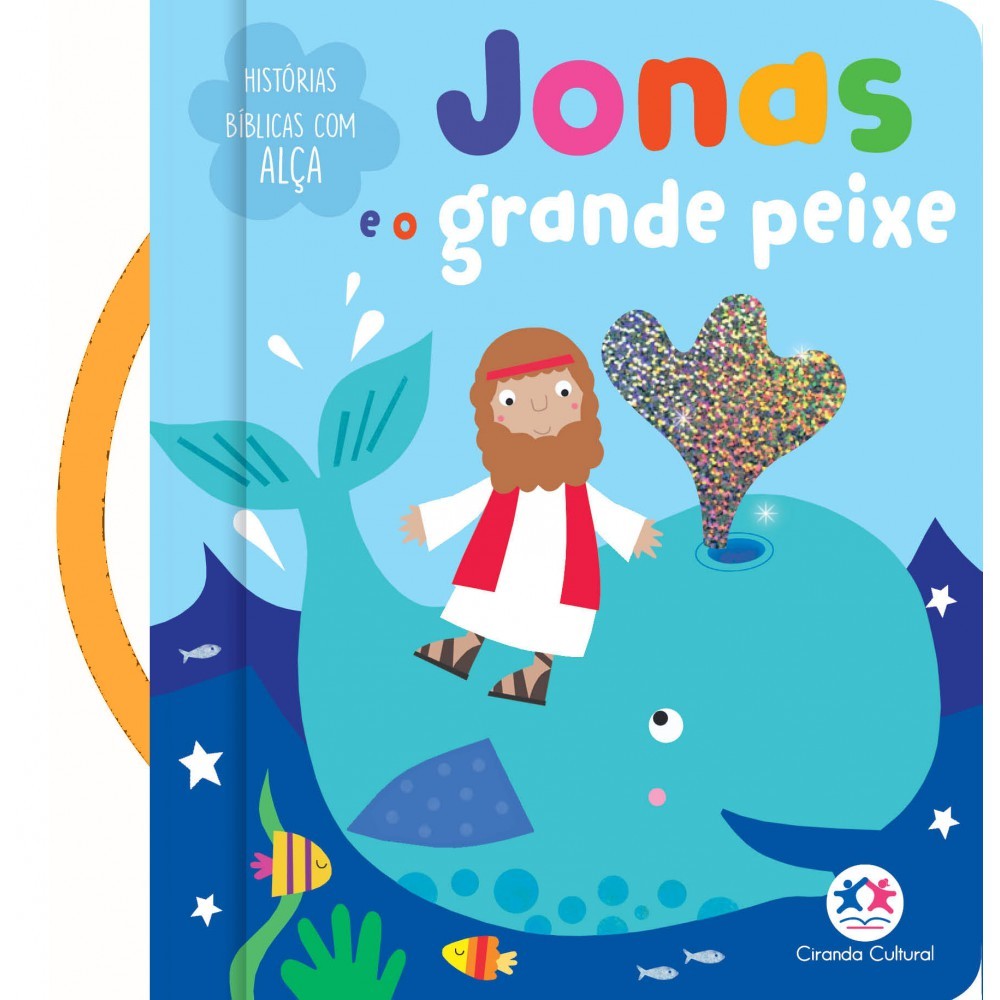 Livro Almofadado pequeno Jonas e o Grande Peixe